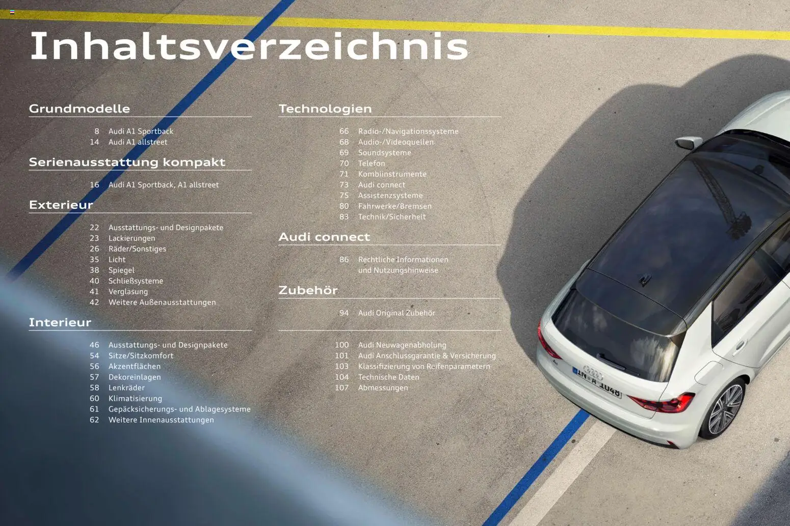 Audi A1 Sportback / A1 allstreet – gültig ab 28.10.2025 | Seite: 2 | Produkte: Spiegel, Telefon