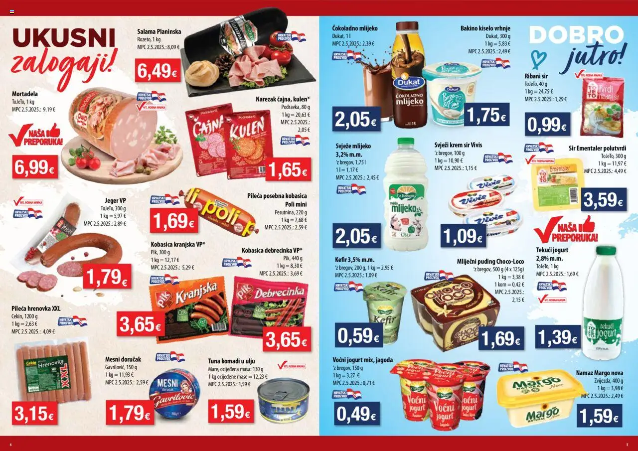 NTL katalog | vrijedi od 17.09.2025 | Stranica: 3 | Proizvodi: Sir, Jogurt, Salama, Tuna