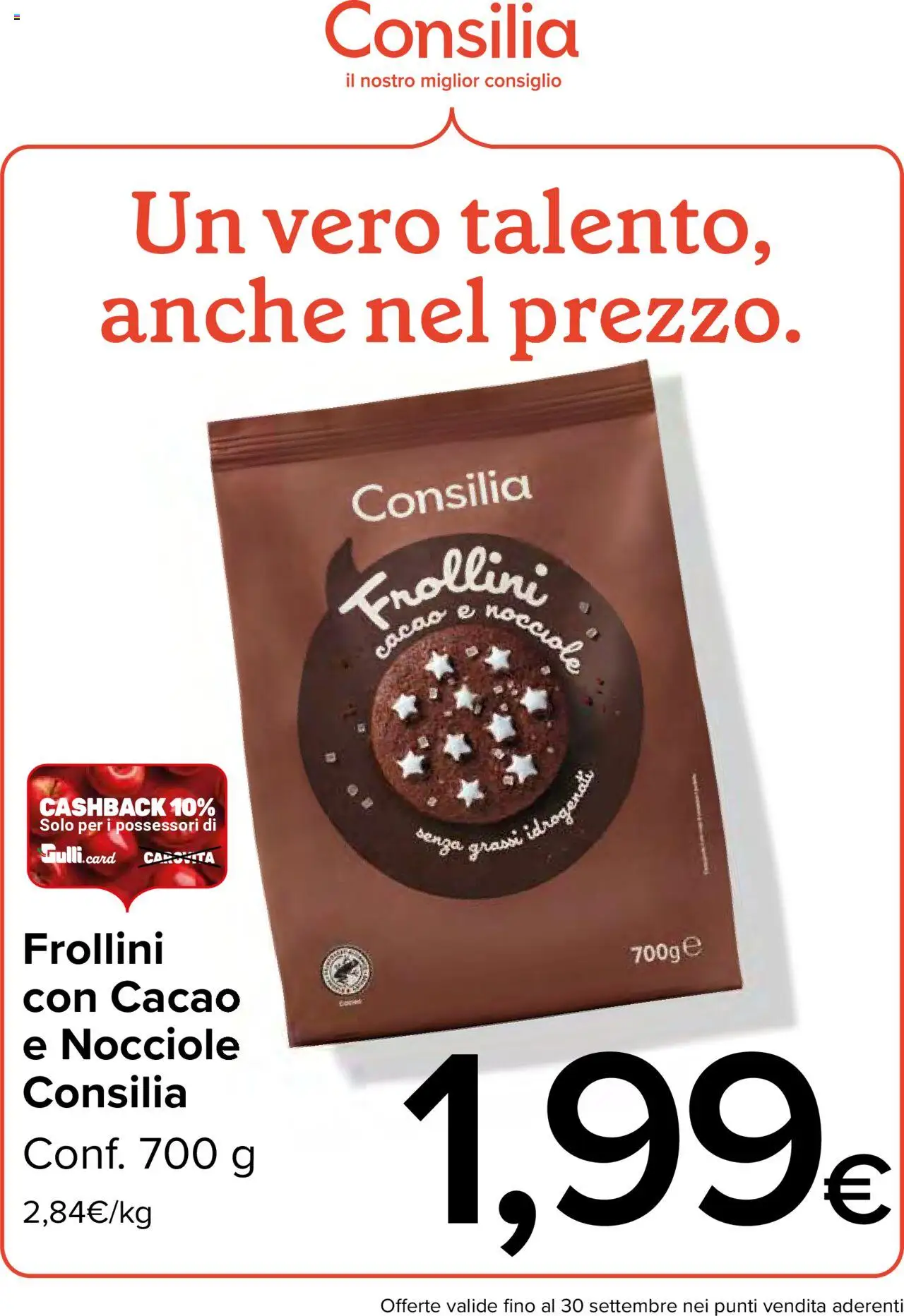 Volantino Gulliver del 01.09.2025 | Pagina: 2 | Prodotti: Nocciole, Cacao, Frollini