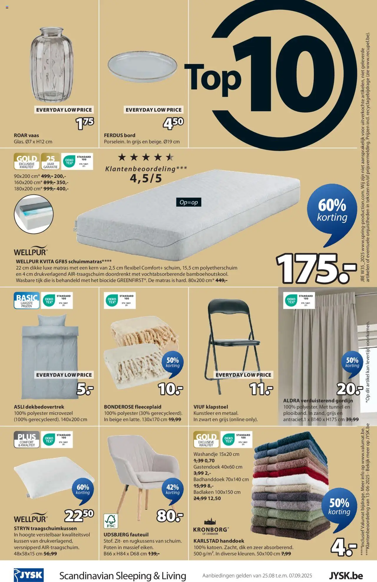  | Pagina: 17 | Producten: Fauteuil, Matras, Handdoek, Kan