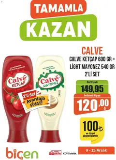 09.12.2025 tarihinden itibaren geçerli olan Biçen Market kataloğu önizlemesi