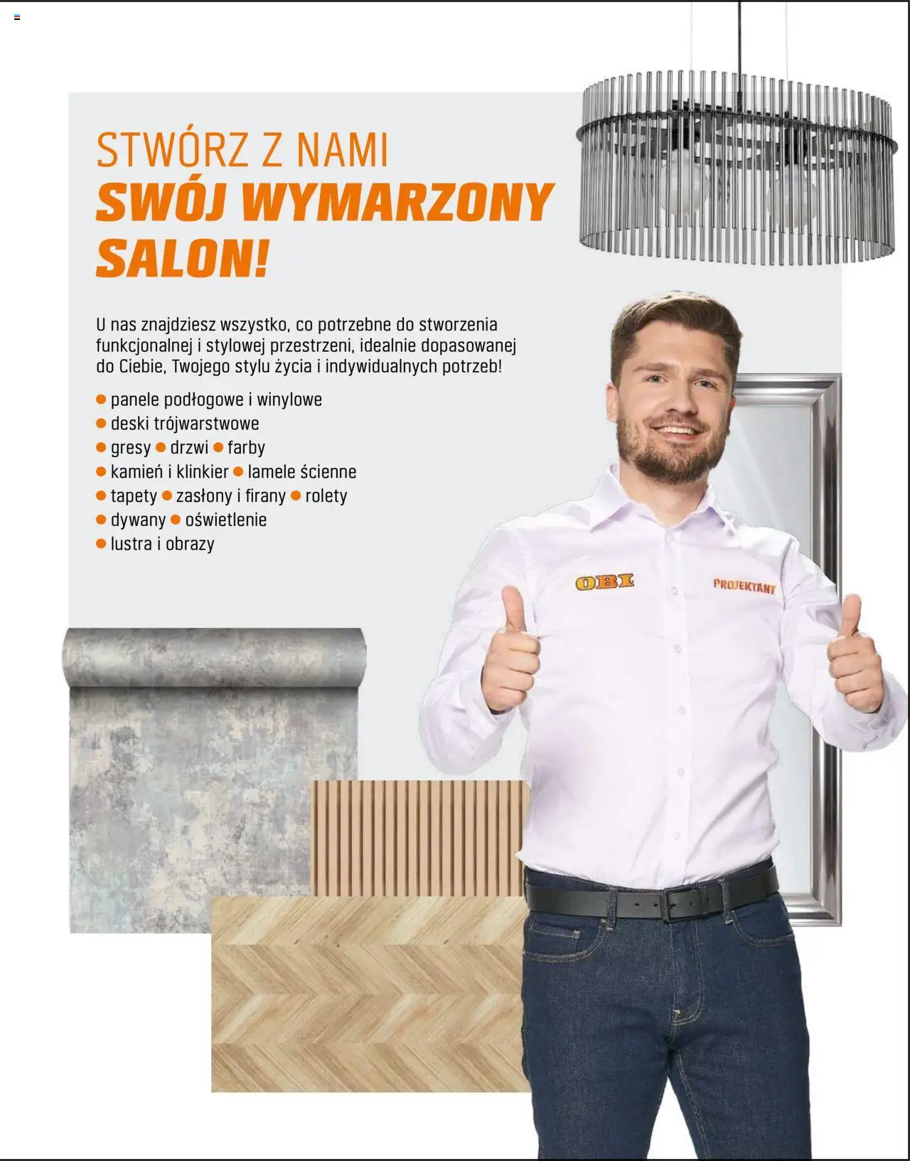 OBI Gazetka - Kuchnia Łazienka Salon od 20.08.2025 | Strona: 107 | Produkty: Firany, Zasłony, Rolety, Dywany