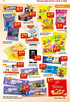 Koruna leták platný od 20.03.2026 | Strana: 7 | Produkty: Lindt, Kinder, Čokoláda, Milka