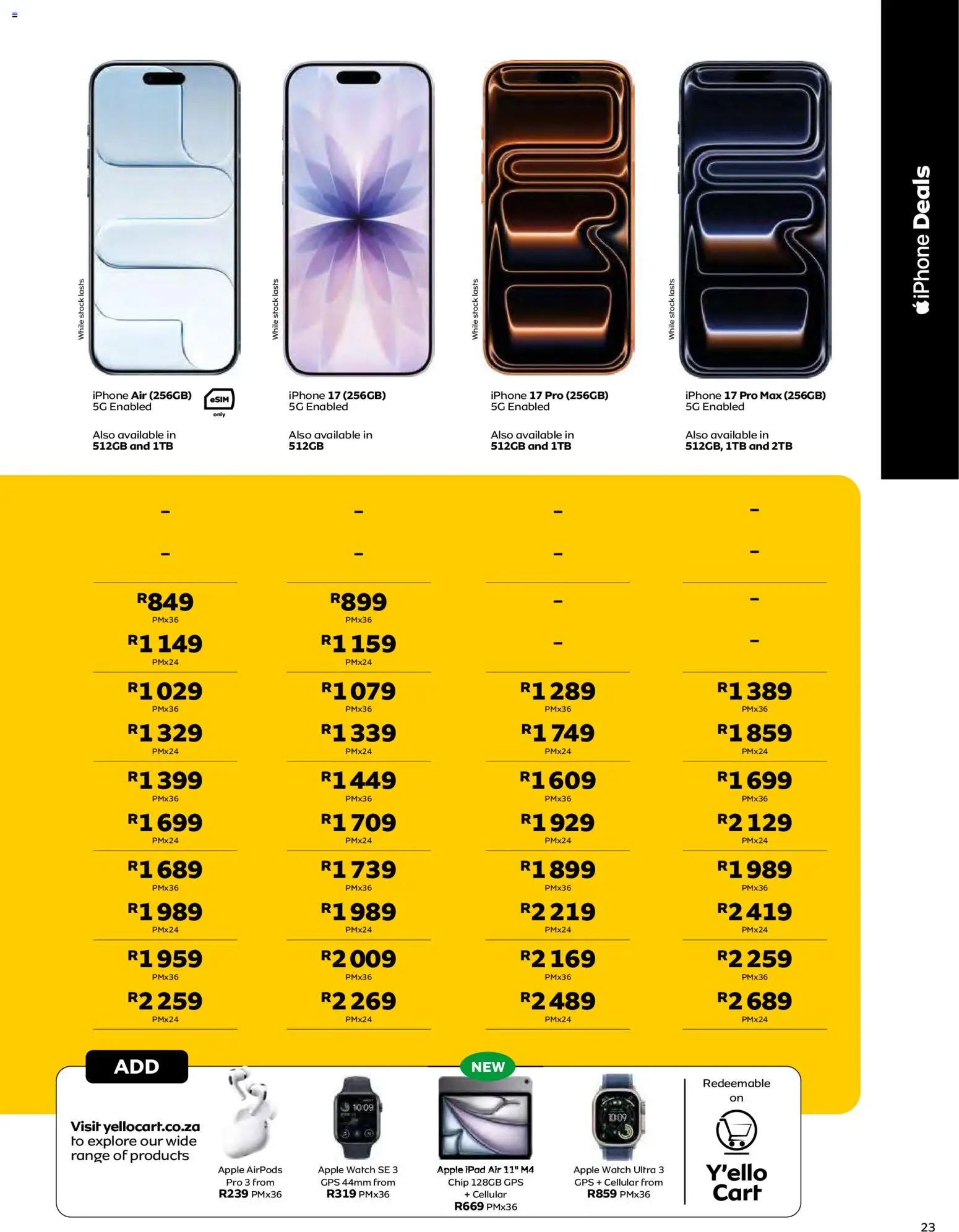 New MTN catalogue – valid from 07.04.2026 | Page: 23 | Products: Watch, Stock
