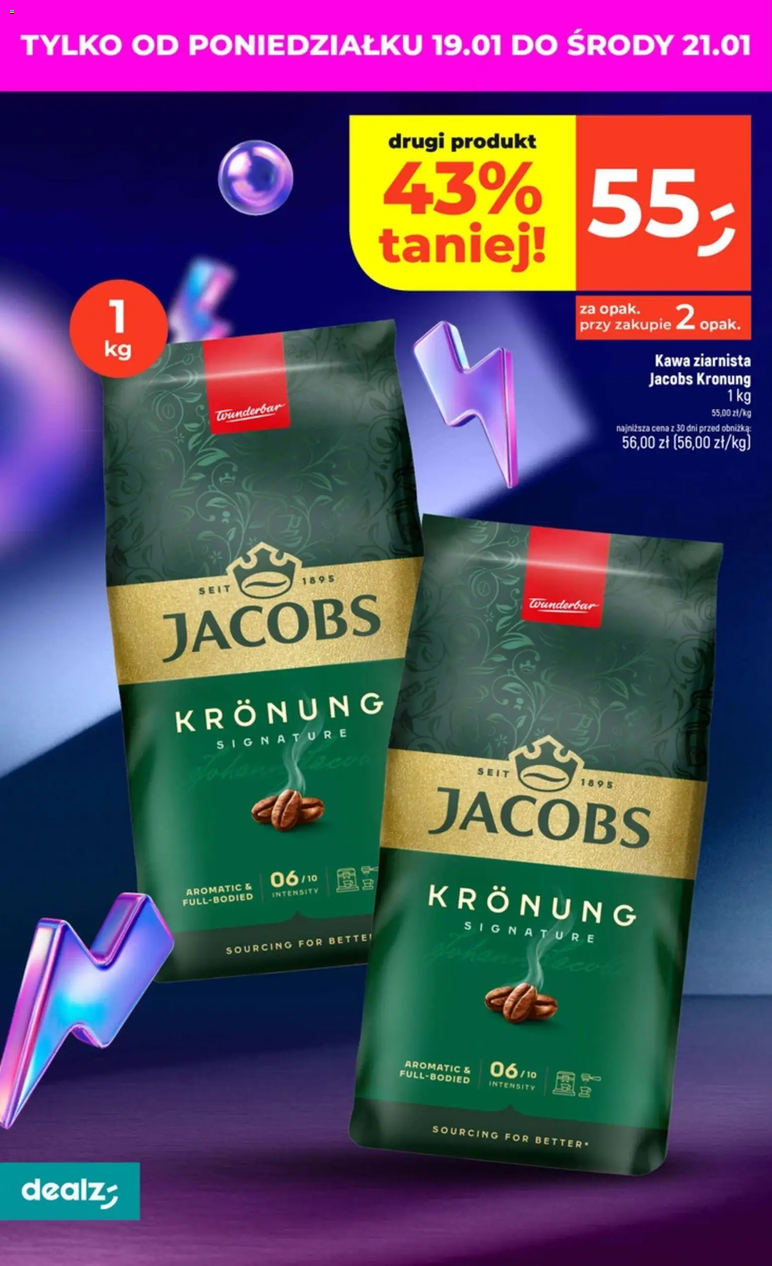 Dealz Gazetka od 15.01.2026 | Strona: 30 | Produkty: Kawa ziarnista, Kawa