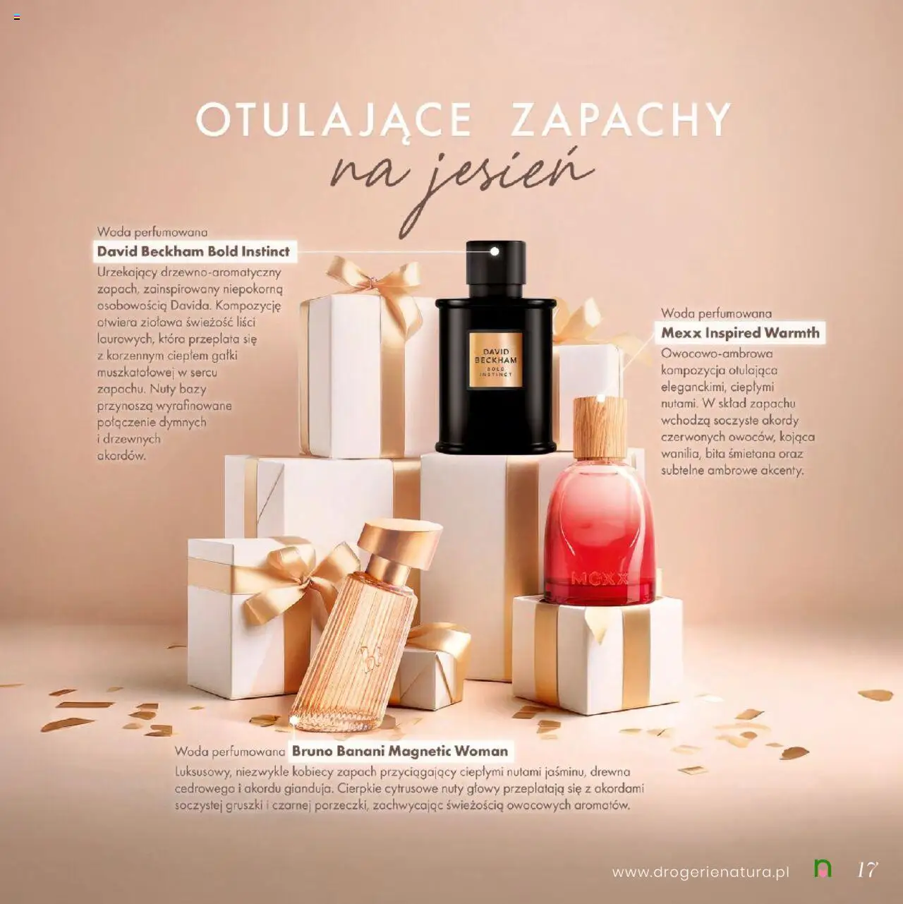 Drogerie Natura Gazetka - Jesienne Inspiracje od 01.10.2025 | Strona: 17 | Produkty: Magnetic, Zapach, Śmietana, Woda