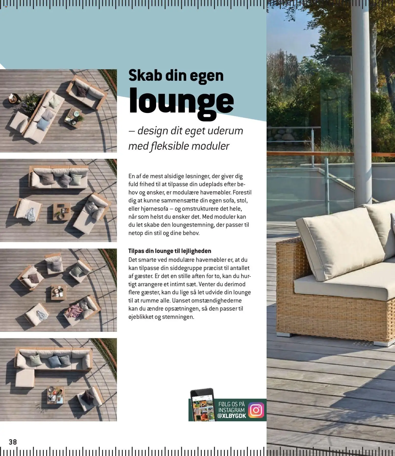 XL-BYG tilbudsavis – gyldig fra 08.01.2026 | Side: 38 | Produkter: Sofa, Bord, Havemøbler