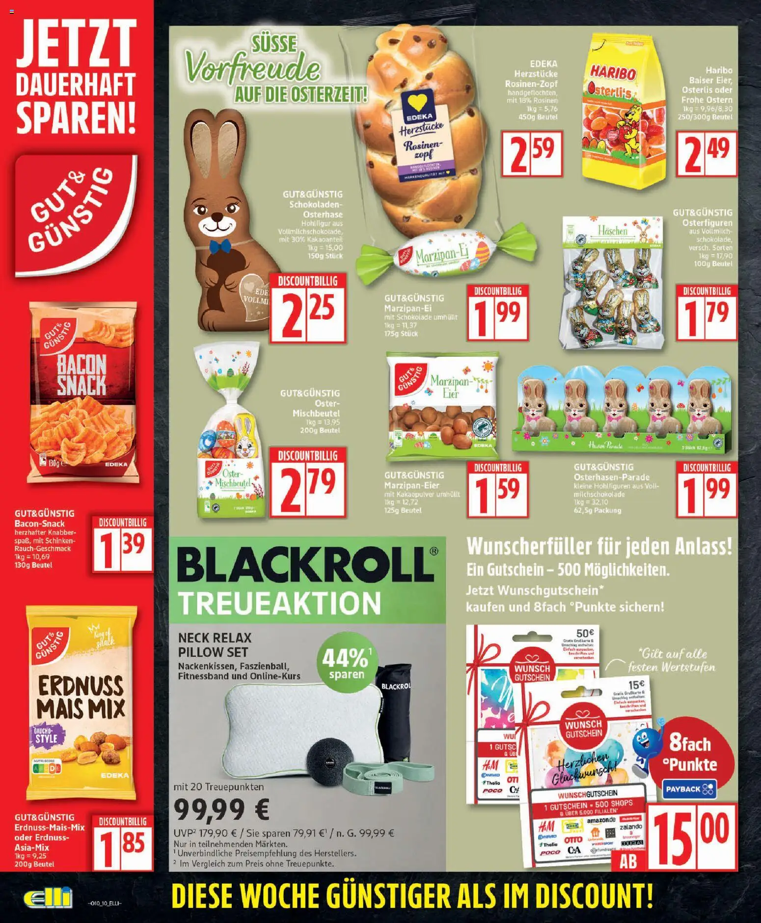Elli Markt Prospekt 	 – gültig ab 02.03.2026 | Seite: 10 | Produkte: Eier, Schokolade, Rosinen, Schinken