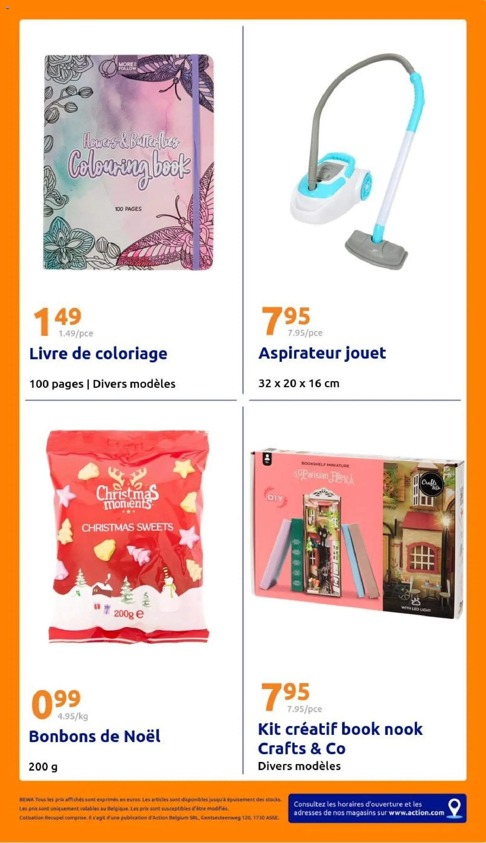 {H1} | Page: 35 | Produits: Livre de coloriage, Aspirateur, Bonbons, Livre