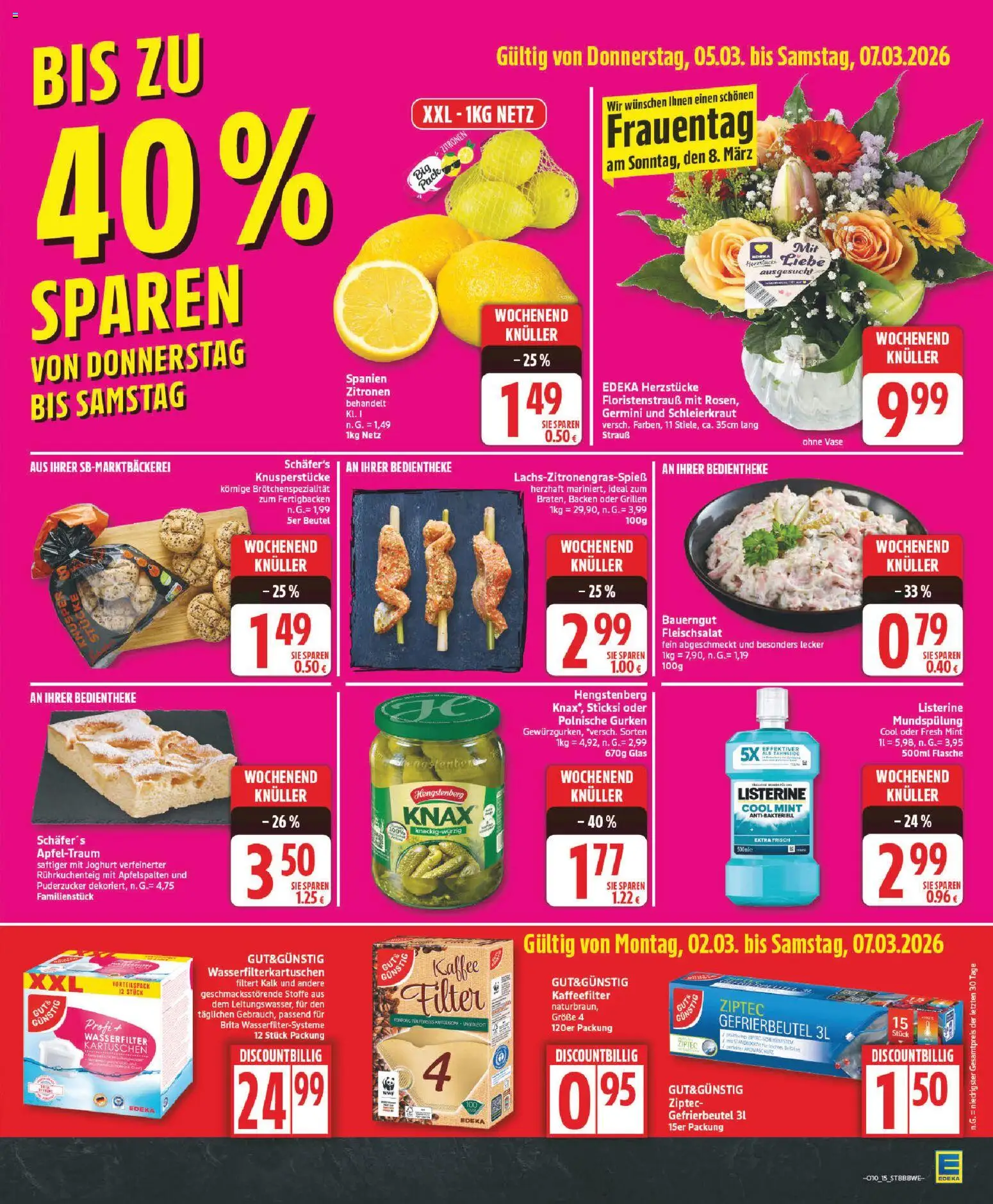 Edeka Prospekt 	 – gültig ab 02.03.2026 | Seite: 15 | Produkte: Joghurt, Kaffee, Vase, Listerine