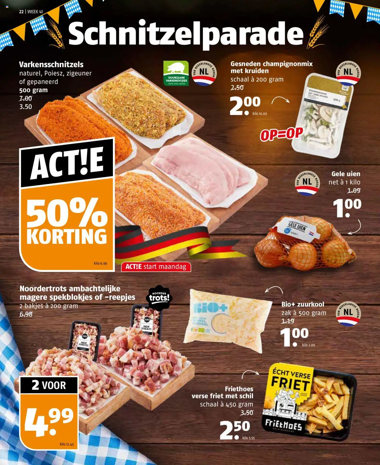 {H1} | Pagina: 22 | Producten: Schaal, Friet, Kokusz, Zak