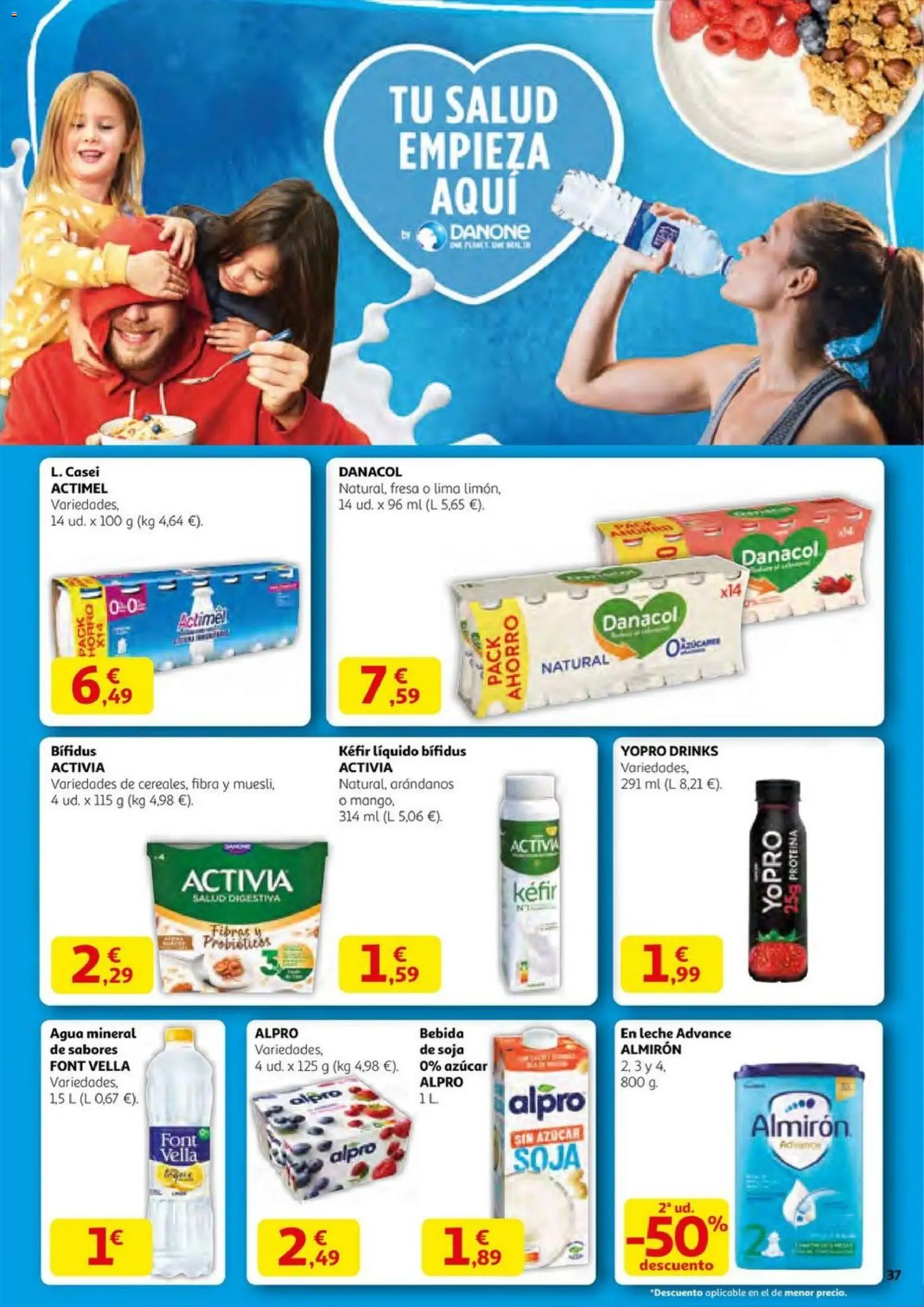Alcampo - HG Nacional │ válido desde el 23.10.2025 | Página: 37 | Productos: Lima, Leche, Agua mineral