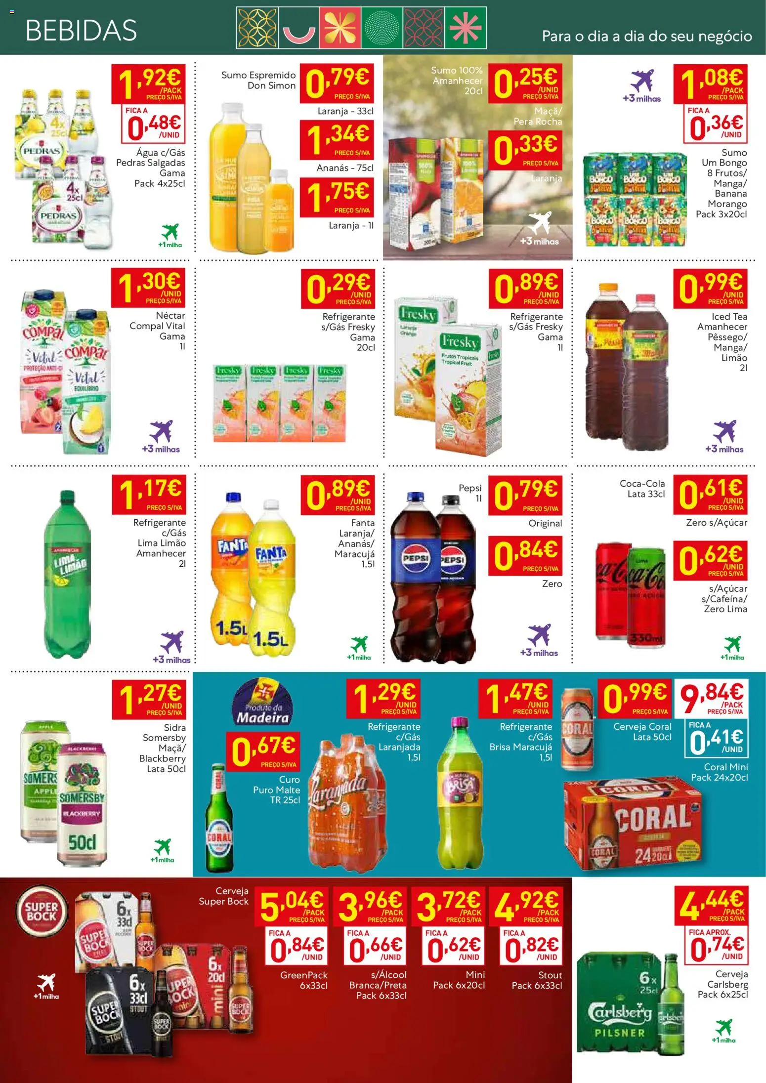 Recheio folheto Madeira │ válido de 16.12.2025 | Página: 12 | Produtos: Refrigerante, Fanta, Somersby, Milho
