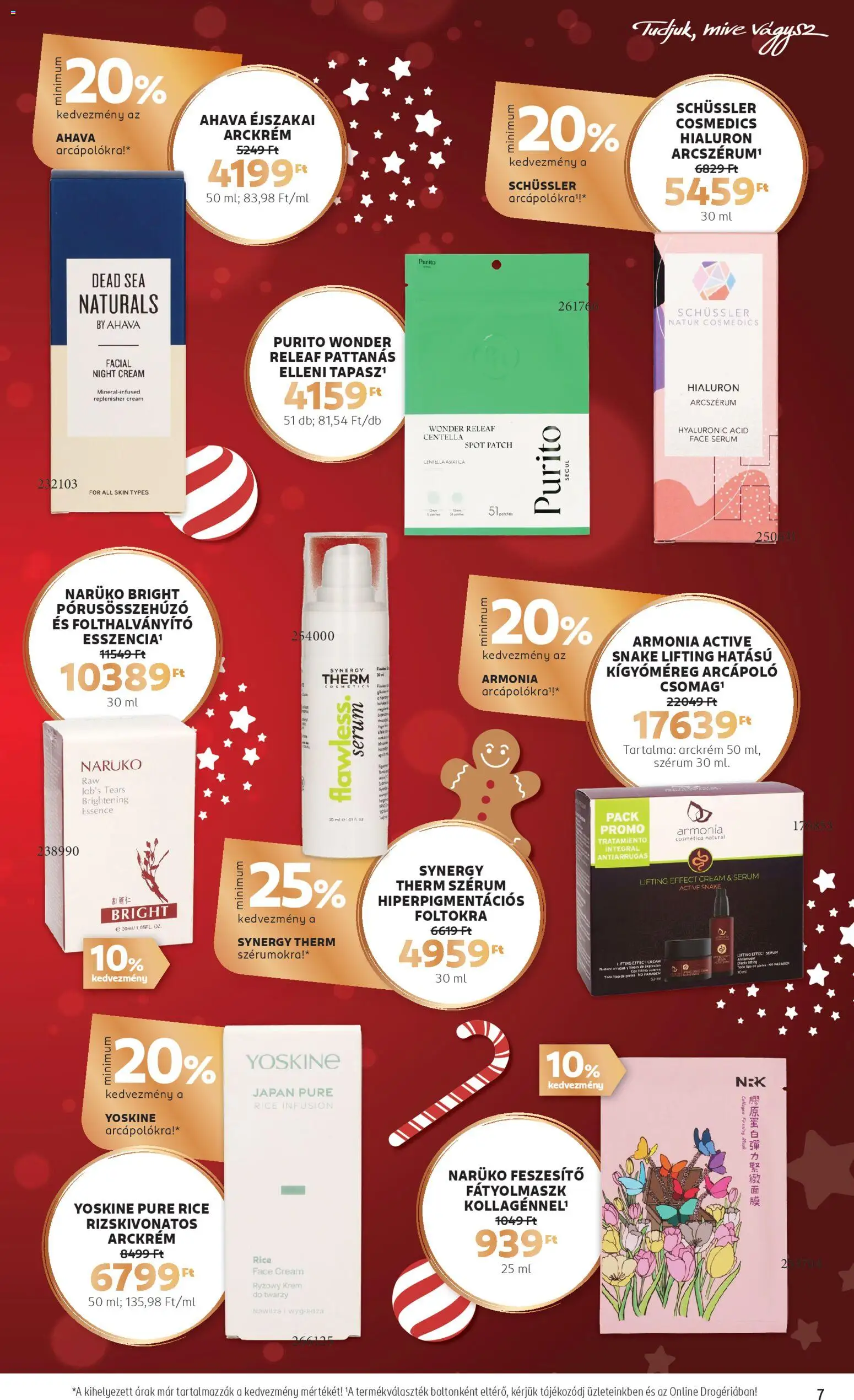 Rossmann akciós ujság - amely érvényes a következő dátumtól: 03.11.2025 | Oldal: 7 | Termékek: Arckrém