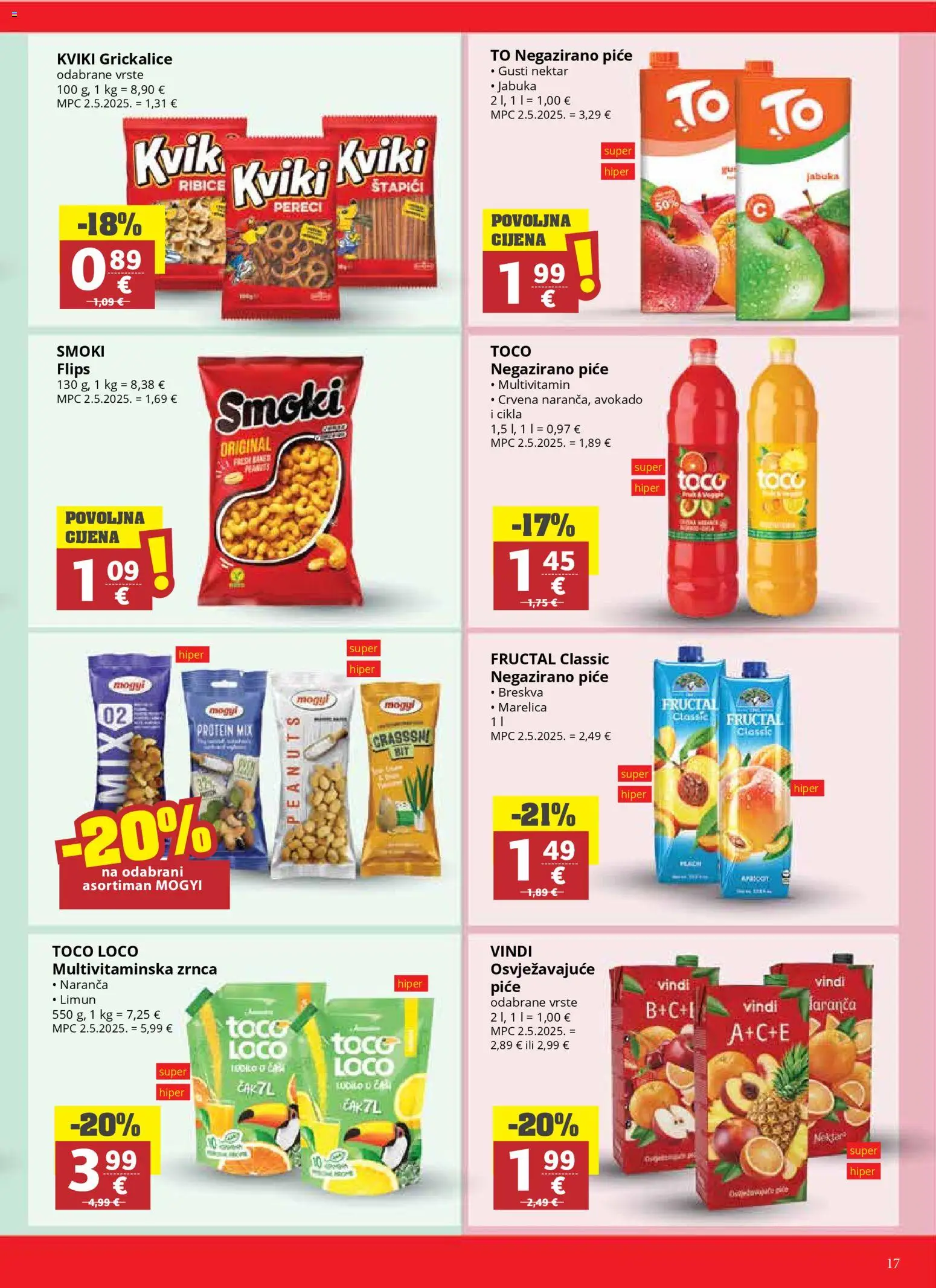Ribola katalog | vrijedi od 08.04.2026 | Stranica: 17 | Proizvodi: Avokado, Limun, Štapići, Jabuka