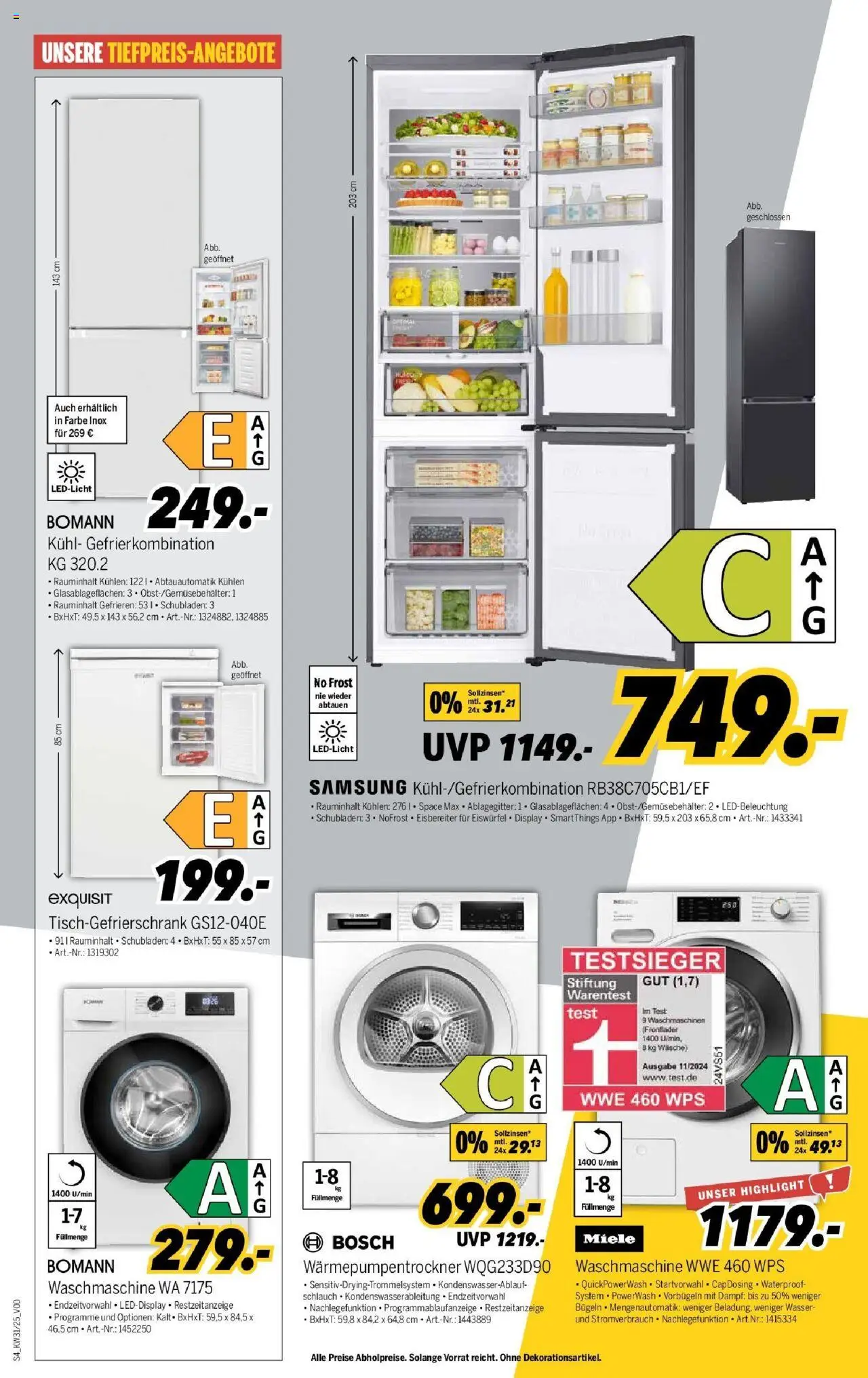 Medimax - MEDIMAX: Aktuelle Angebote - gültig ab dem 26.07.2025 | Seite: 4 | Produkte: Bosch, Waschmaschine, Samsung, Wasser