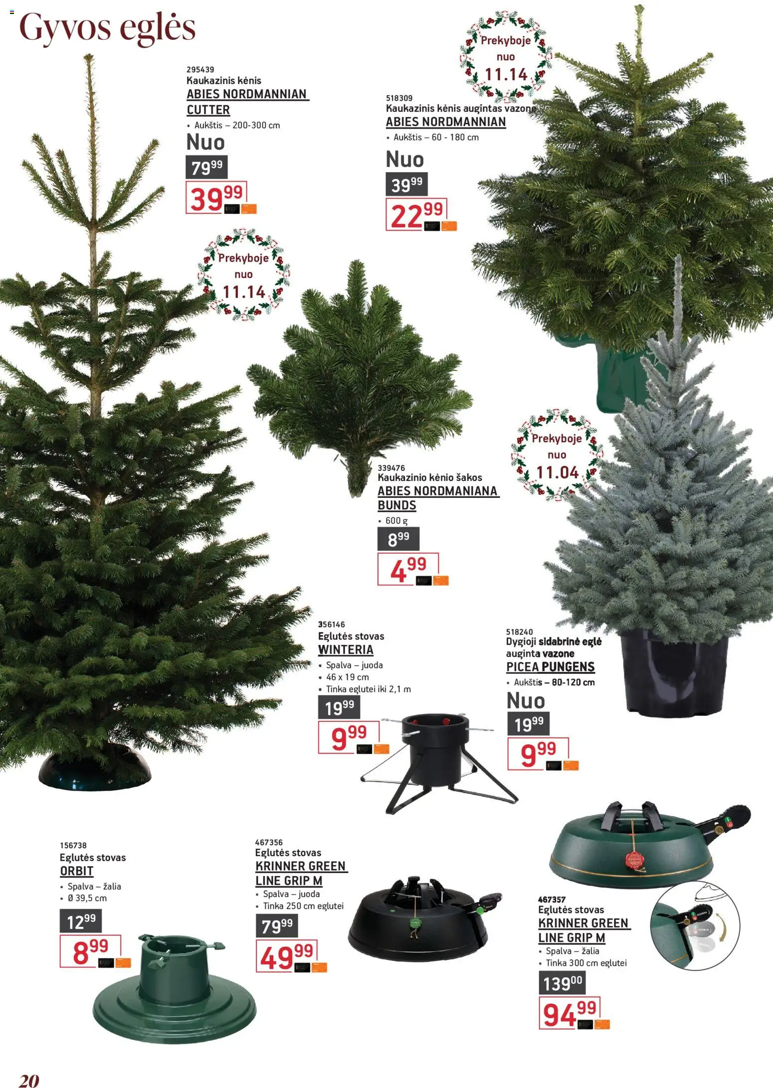 ERMITAŽAS akcijos nuo 03.11.2025 | Puslapis: 20 | Prekių: Stovas