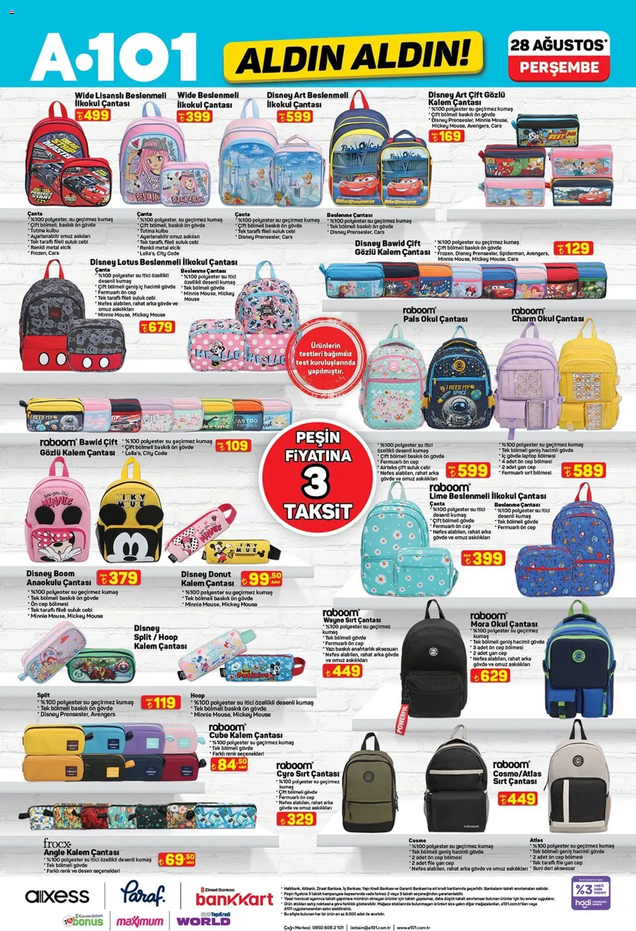 A101 Katalog Aldın Aldın - 04.09.2025 tarihinden itibaren geçerlidir | Sayfa: 5 | Ürünler: Su, Laptop, Çanta, Sırt çantası