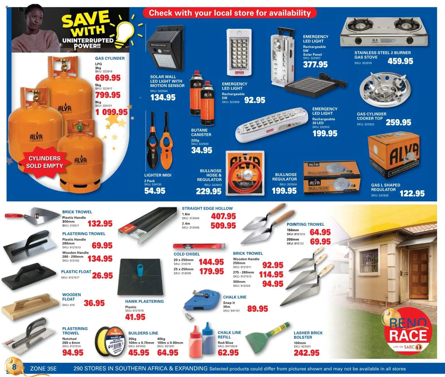 New Cashbuild catalogue – valid from 24.11.2025 | Page: 8 | Products: Stove, Cooker, Light, Gas stove