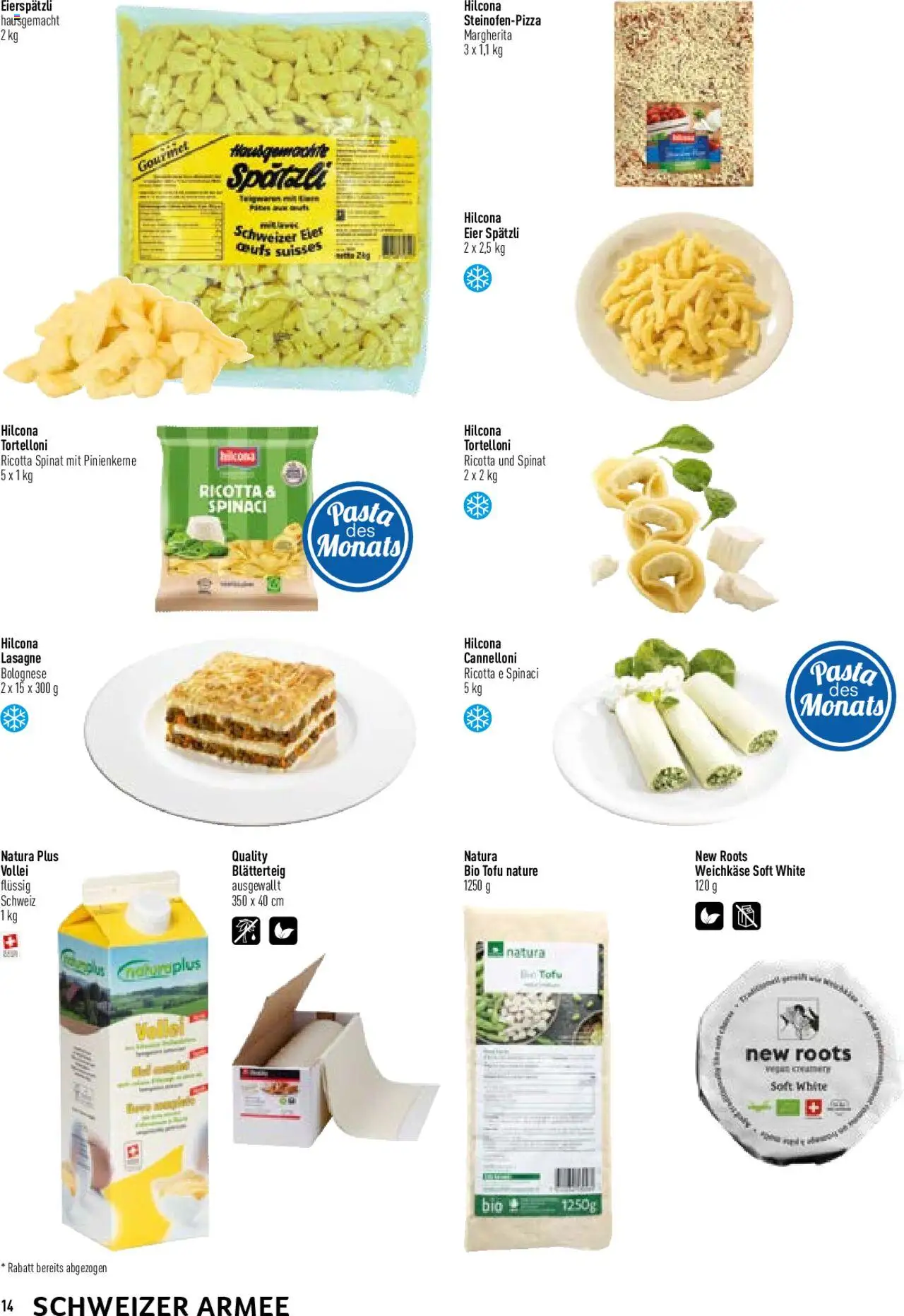 Prodega Aktionen Schweizer Armee ab 15.04.2025 | Seite: 14 | Produkte: Eier, Pasta