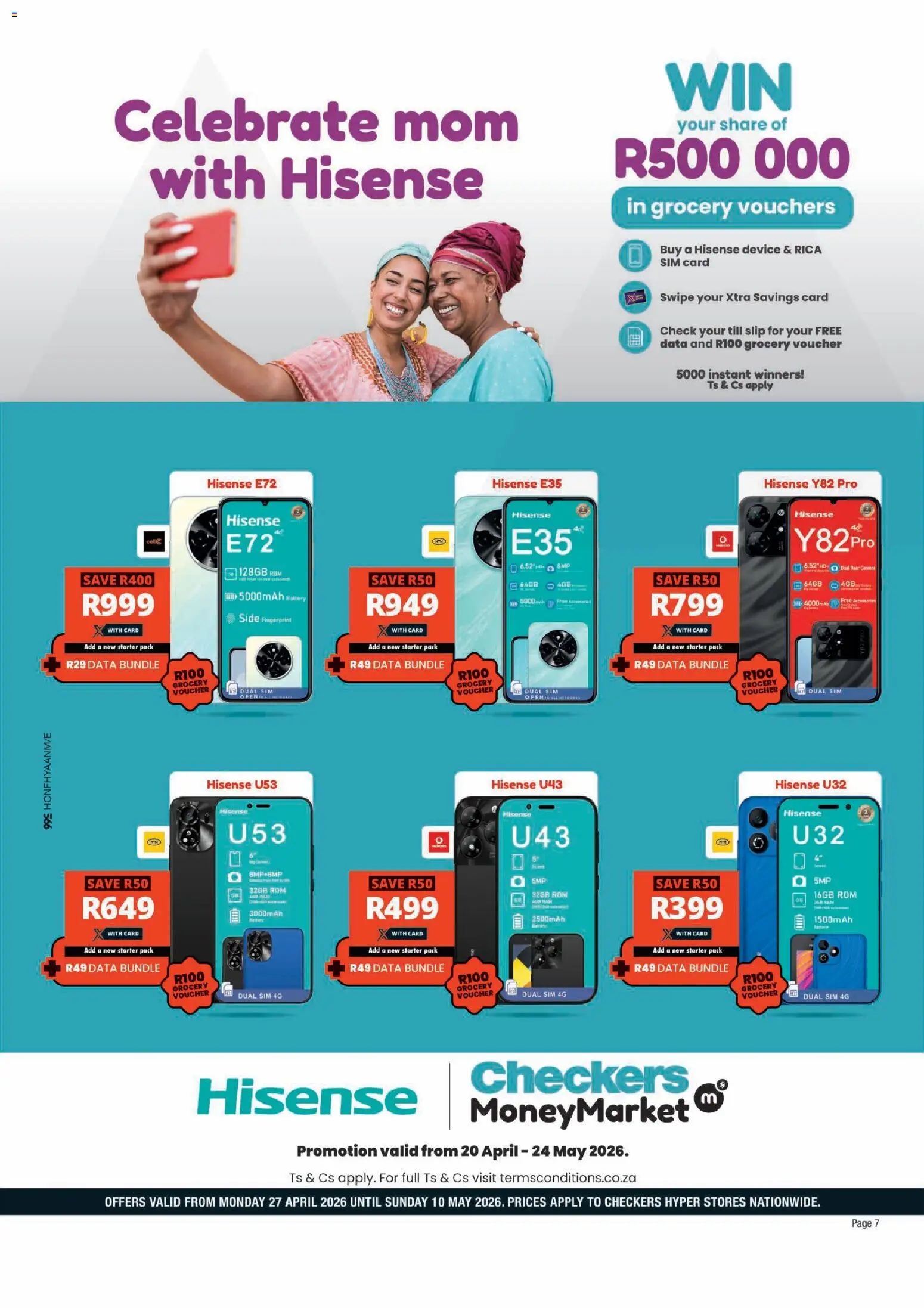 New Checkers catalogue – valid from 27.04.2026 | Page: 7 | Products: Data, Sim