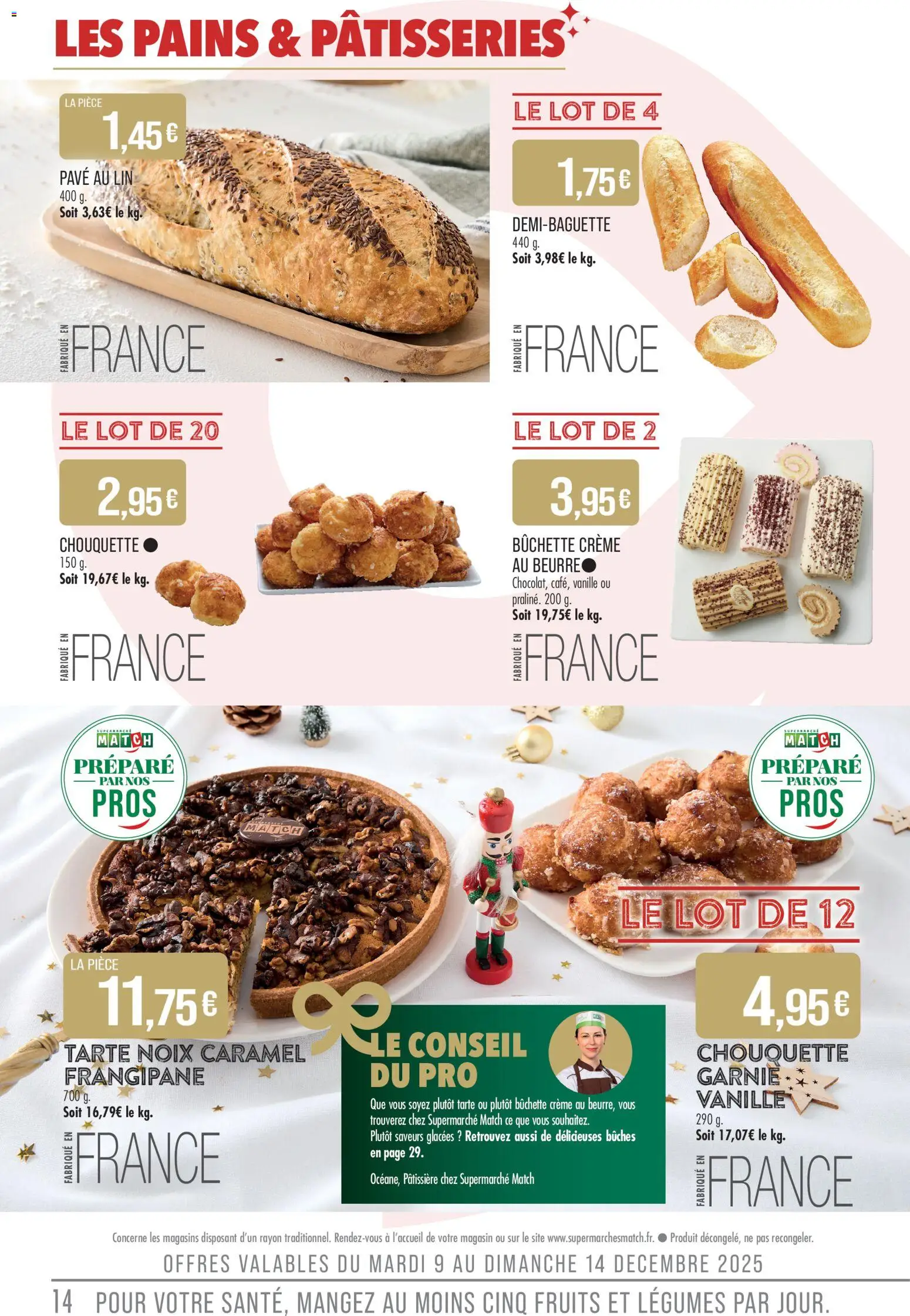 {H1} | Page: 14 | Produits: Beurre, Noix, Crème