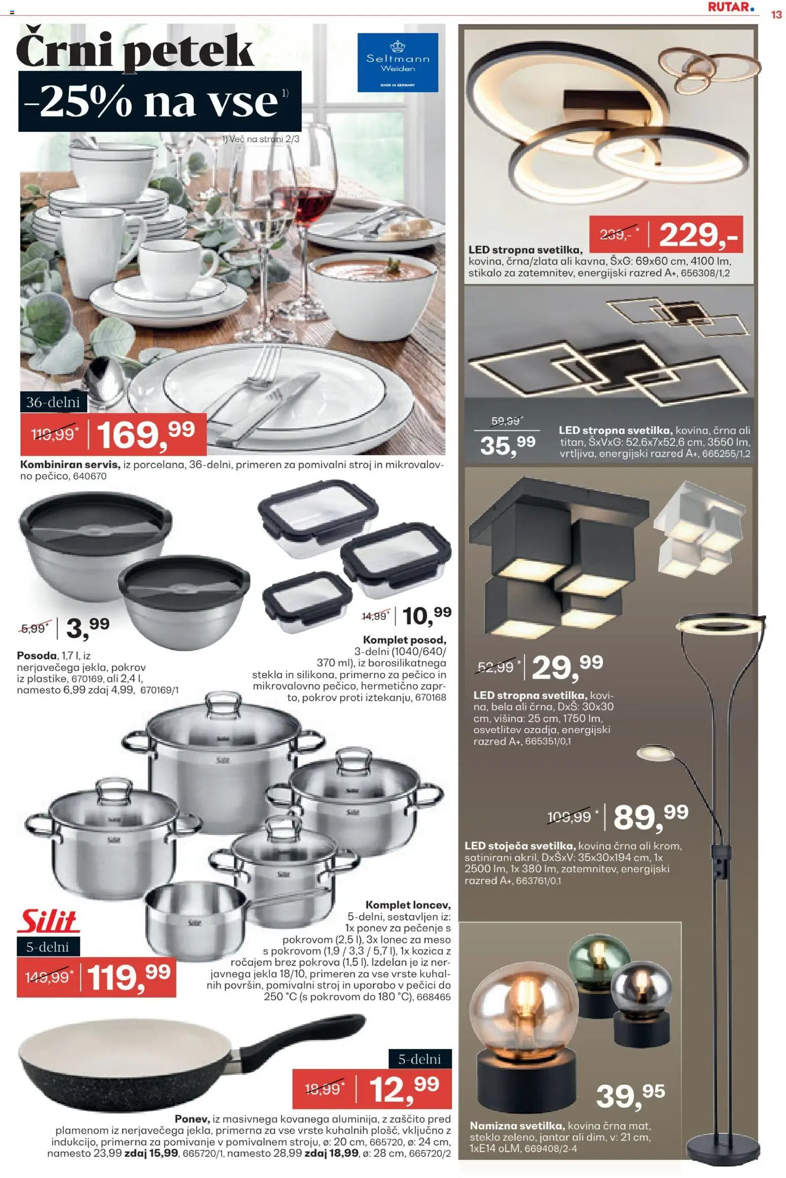 Novi Rutar katalog ponudbe – veljaven od 28.11.2025 | Stran: 13