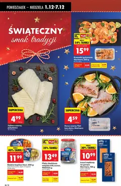 Pogląd oferty "Krewetki gotowane Marinero, 250 g, Gotowane krewetki" - ważna od 01.12.2025 | Strona: 44