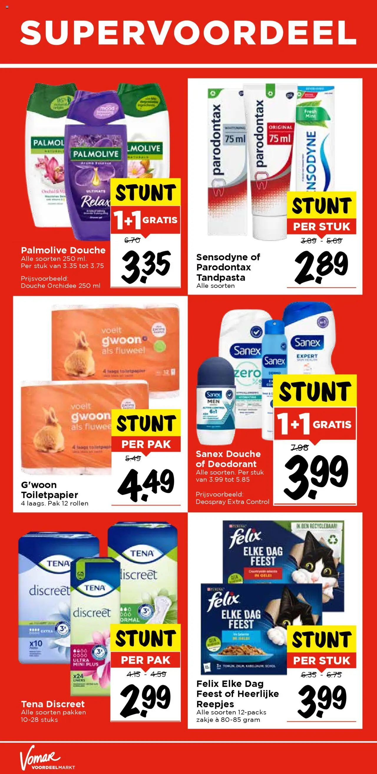  | Pagina: 26 | Producten: Deodorant, Tandpasta, Douche, Toiletpapier