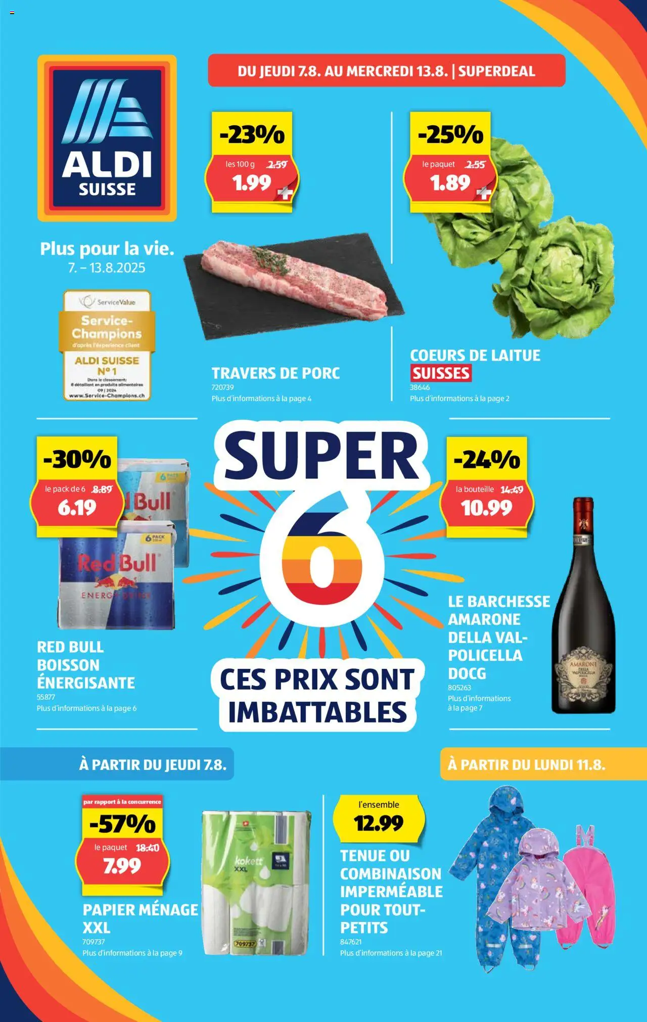 Aldi Prospectus ab 07.08.2025 | Seite: 1 | Produkte: Red bull