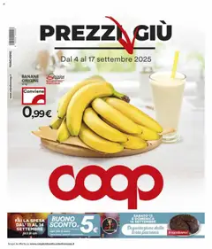 Anteprima del volantino COOP Bernareggio catalogo valido a partire dal 04.09.2025