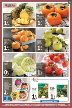 Vista previa E.Leclerc folleto válido desde el 19.11.2025 | Página: 13 | Productos: Piña, Manzana, Ensalada