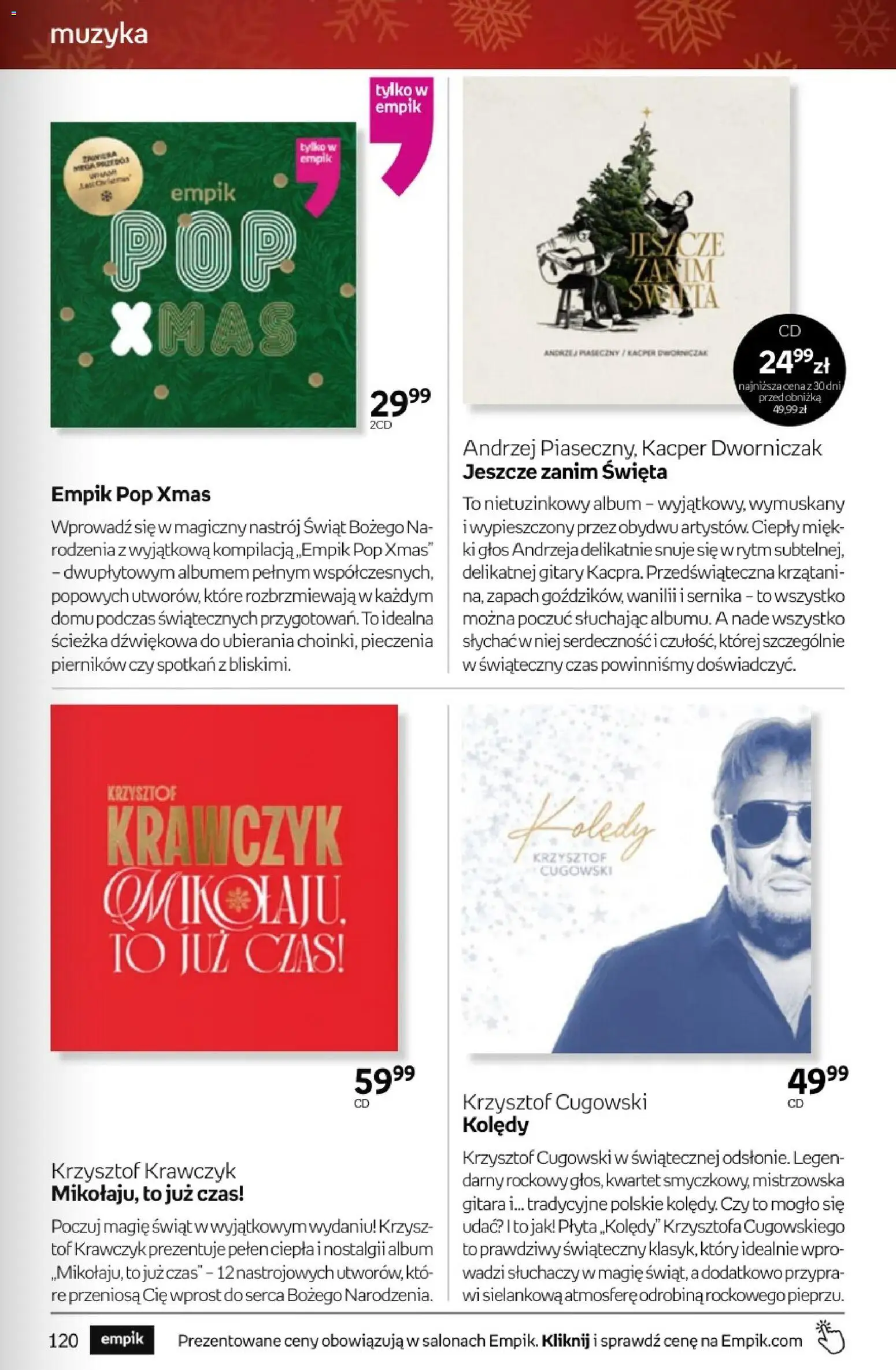 Empik promocje - Tom kultury Muzyka od 10.12.2025 | Strona: 11 | Produkty: Zapach
