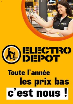 Electro Dépôt - Prévisualisation de Electro Dépôt catalogue valide à partir de 23.06.2025