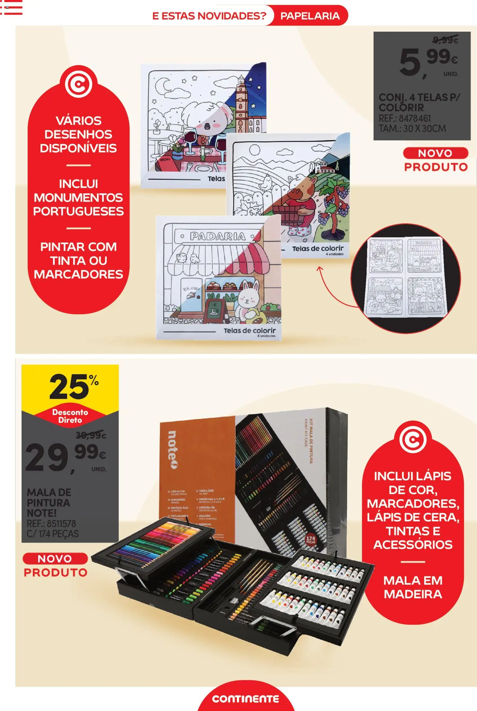 Continente - Novidades de que toda a gente gosta │ válido de 10.02.2026 | Página: 42 | Produtos: Padaria, Tinta, Óleo