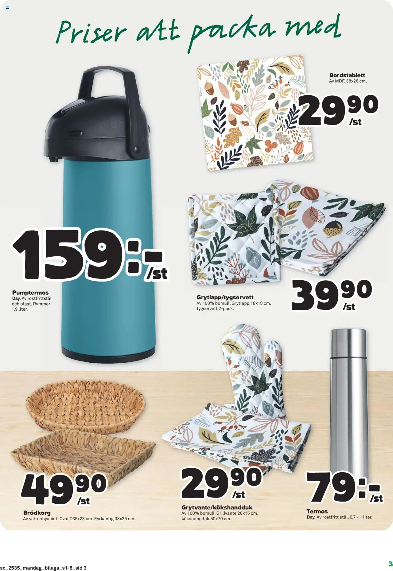 Coop Forum reklamblad aktuell från 25.08.2025 | Sida: 19 | Produkter: Bordstablett, Termos