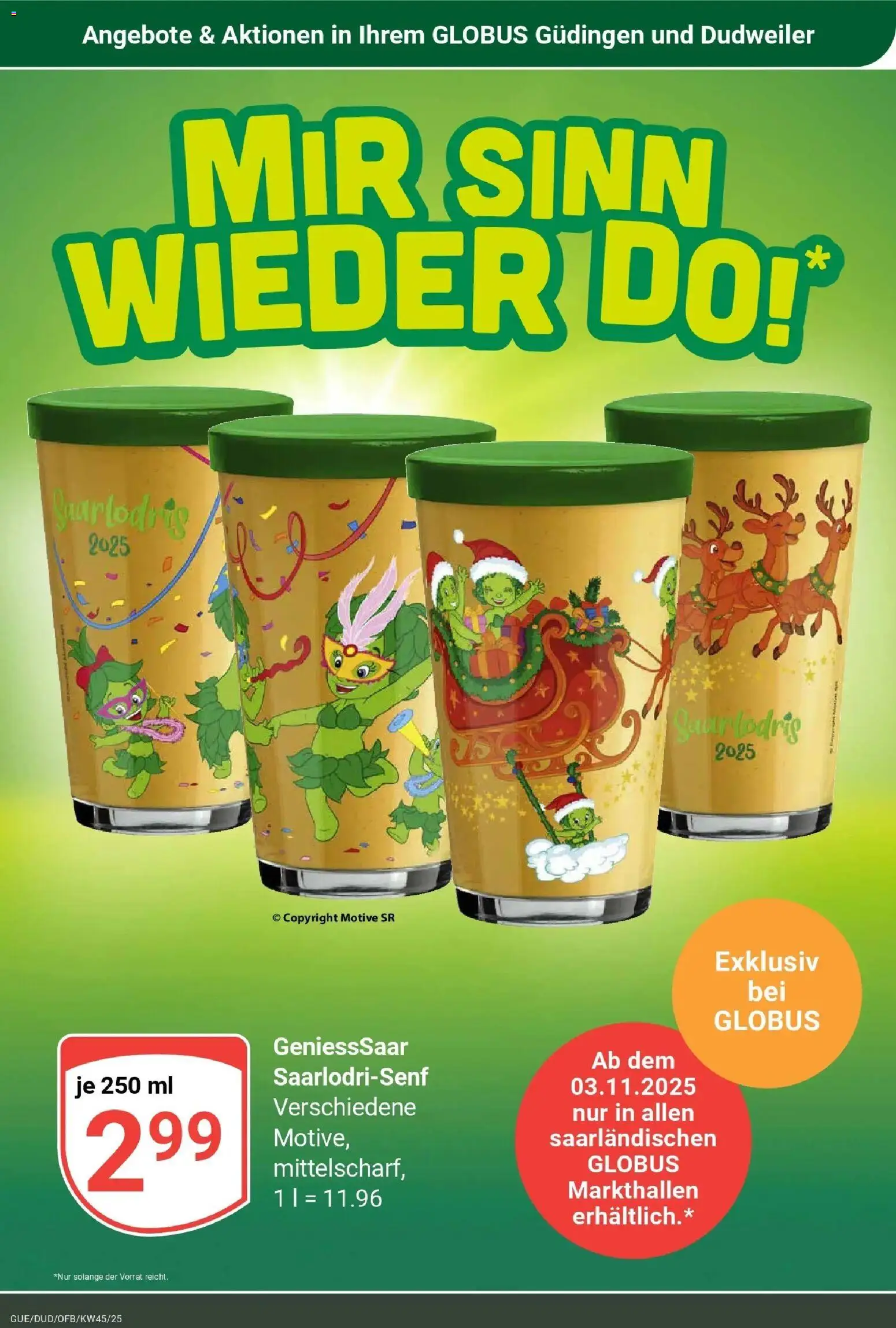 Globus prospekt Saarbrücken-Dudweiler	 (ab 02.11.2025) » Angebote online | Seite: 5