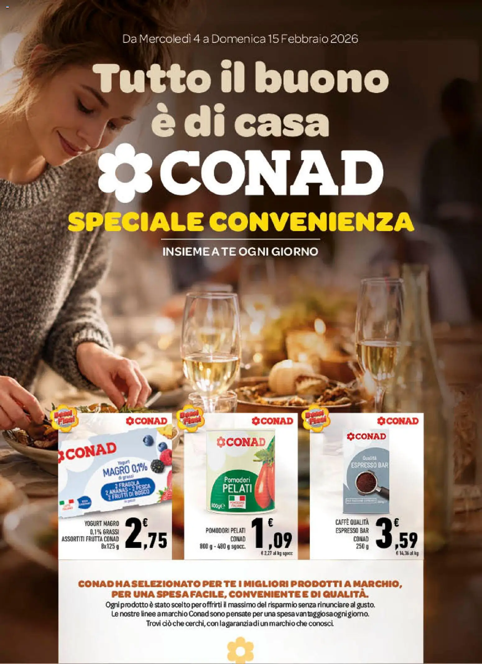 Volantino Spazio Conad del 04.02.2026 | Pagina: 1