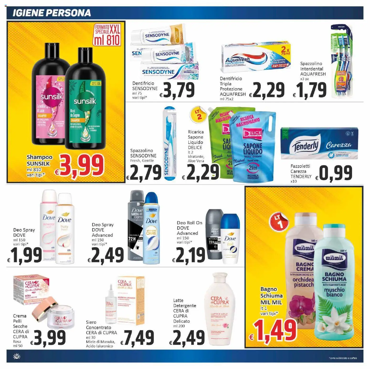 Volantino Paghi Poco del 07.01.2026 | Pagina: 16 | Prodotti: Sapone, Fazzoletti, Scaffale, Miele