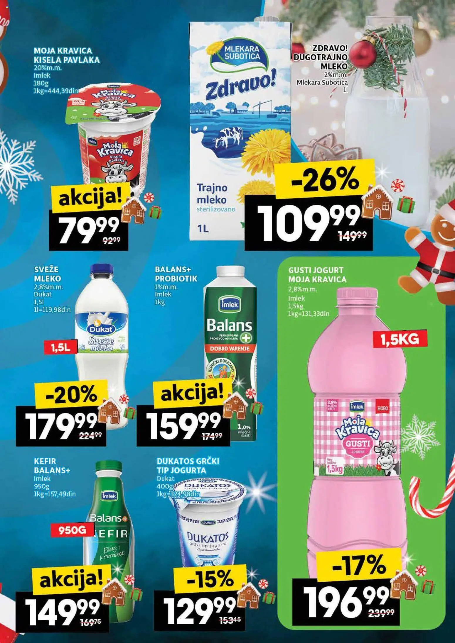 Idea katalog - važi od 18.12.2025 | Strana: 11 | Proizvode: Kisela pavlaka, Dukatos, Mleko, Pavlaka