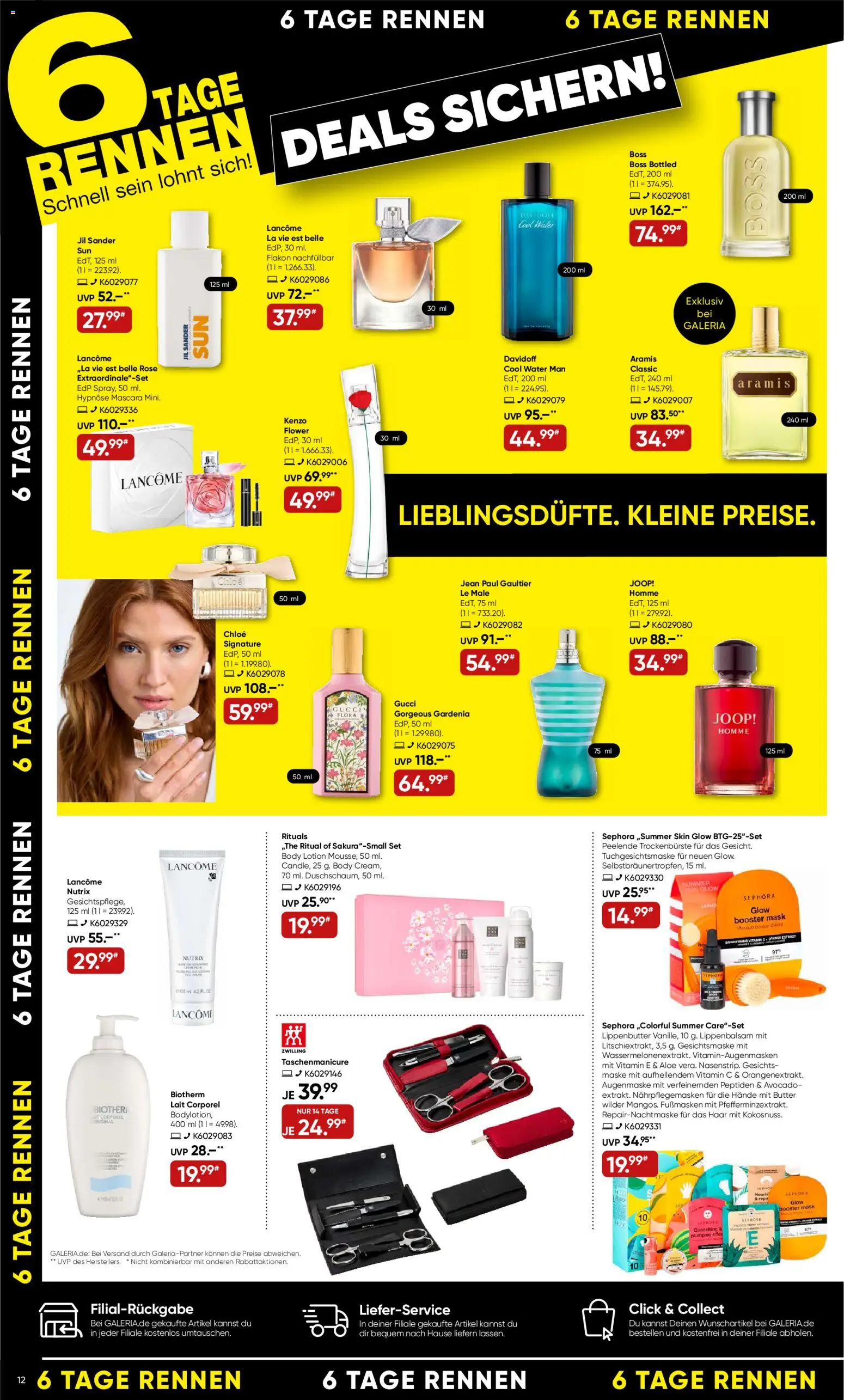 Galeria Karstadt Kaufhof Prospekt 	 – gültig ab 15.04.2026 | Seite: 12 | Produkte: Maske, Avocado, Mascara, Gesichtsmaske