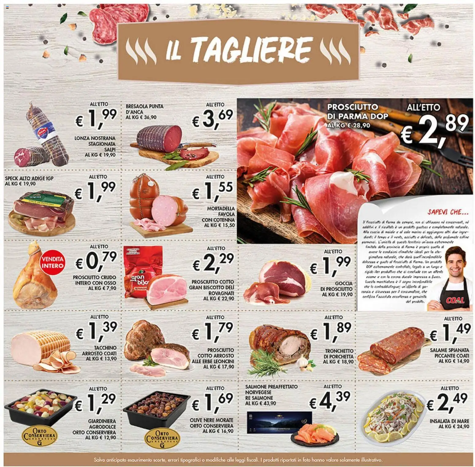 Volantino Coal del 26.03.2026 | Pagina: 7 | Prodotti: Arrosto, Salmone, Insalata, Tacchino