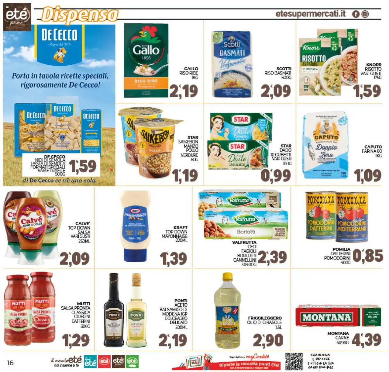 Volantino Eté del 19.09.2025 | Pagina: 16 | Prodotti: Tè, Manzo, Fagioli, Olio di girasole