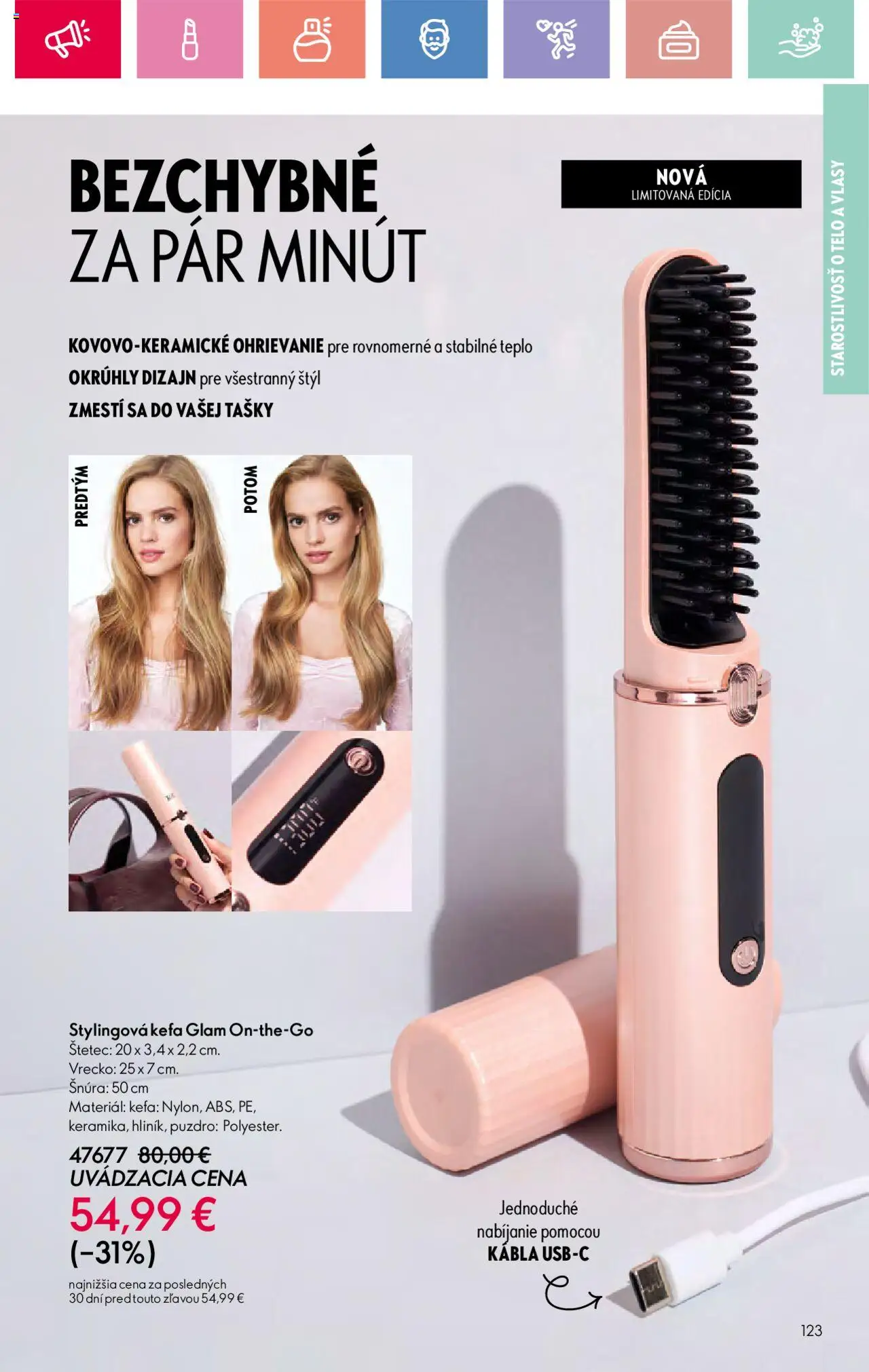 Katalóg Oriflame 12 2025 │ platný od 17.08.2025 | Strana: 123 | Produkty: Štetec, Kefa, Puzdro