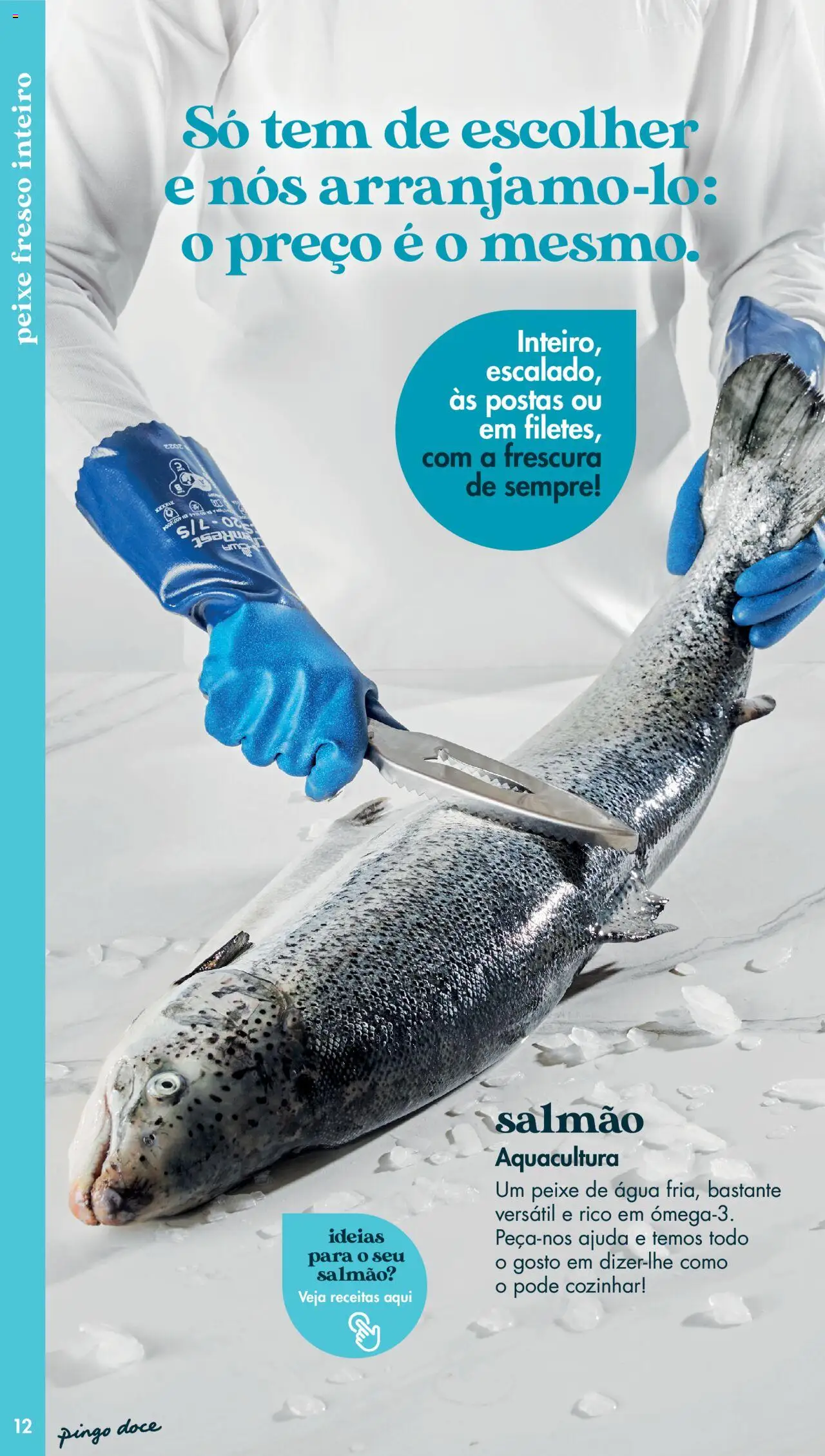 Pingo Doce - Catálogo Peixaria │ válido de 20.05.2025 | Página: 12 | Produtos: Agua, Salmão, Peixe