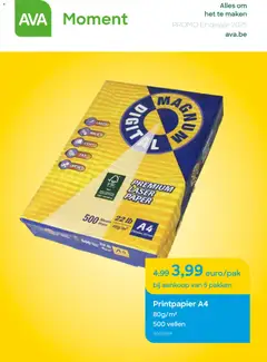 AVA - Promo eindejaar  - Voorbeeld van een folder van AVA, geldig van 18.11.2025