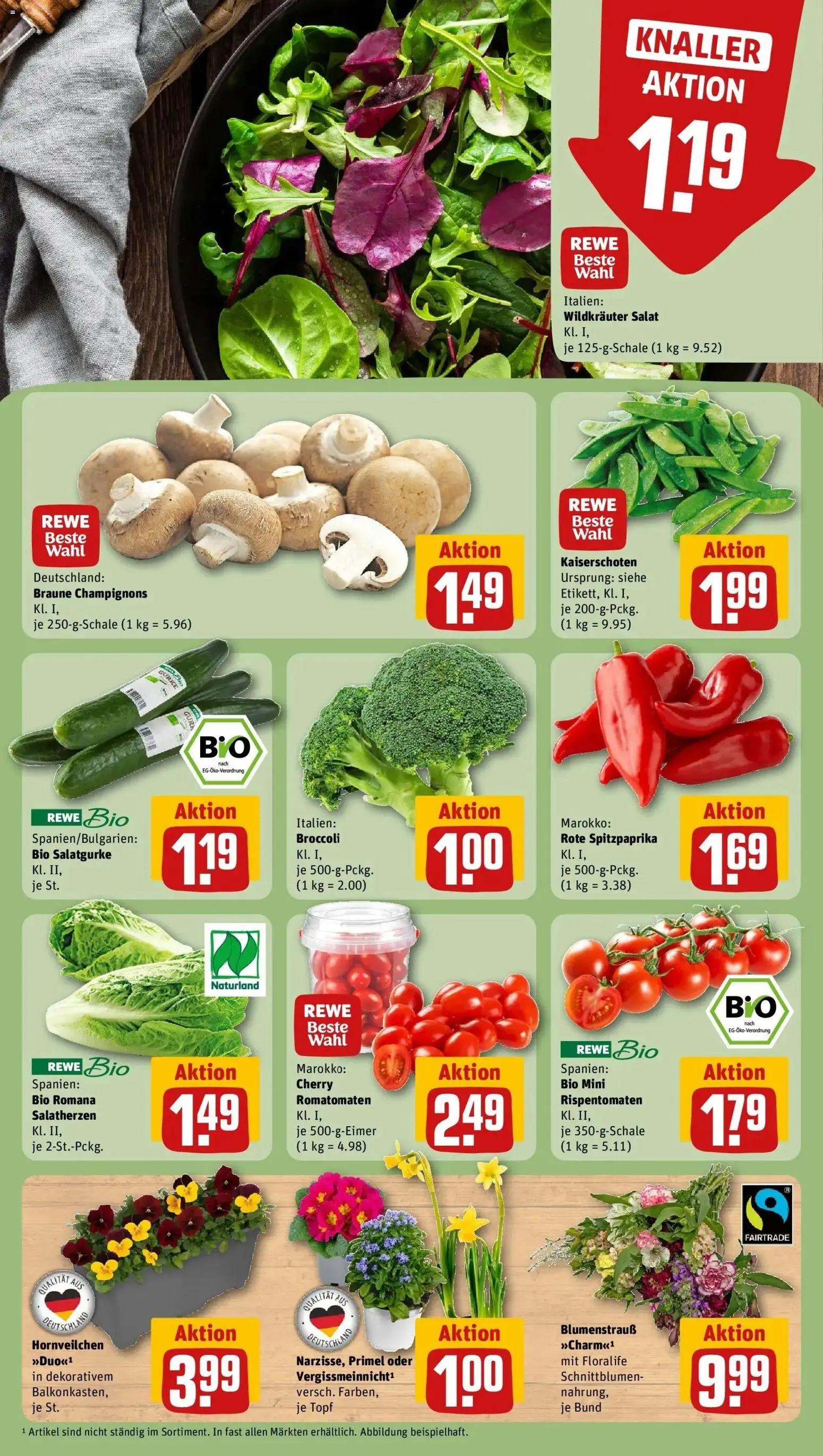 Rewe Prospekt Berlin / Köpenick	 – gültig ab 09.03.2026 | Seite: 7 | Produkte: Champignons, Salat