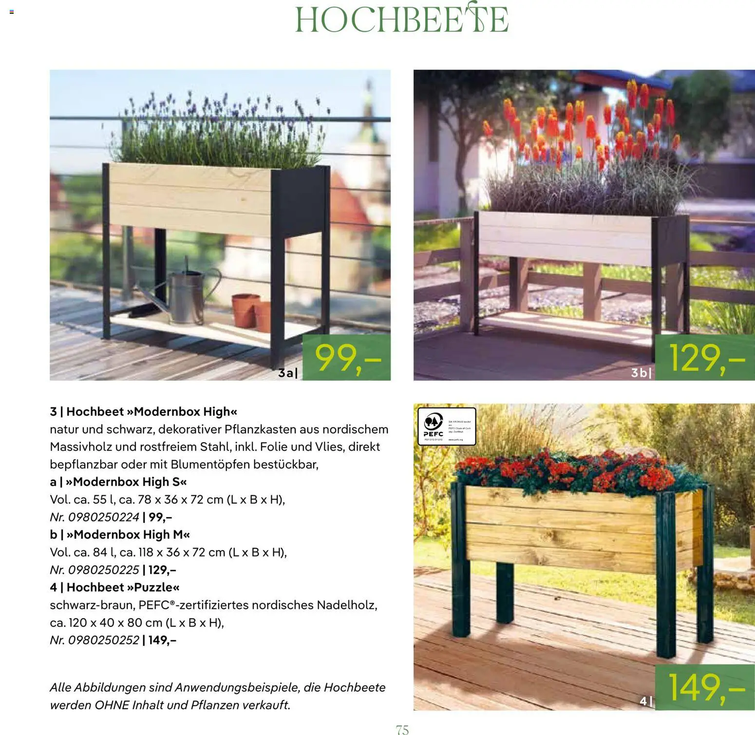 Pflanzen-Kölle GARTENMÖBEL 2026 – gültig ab 07.03.2026 | Seite: 75 | Produkte: Hochbeet