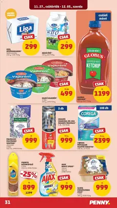 PENNY Akciós újság - amely érvényes a következő dátumtól: 27.11.2025 | Oldal: 31