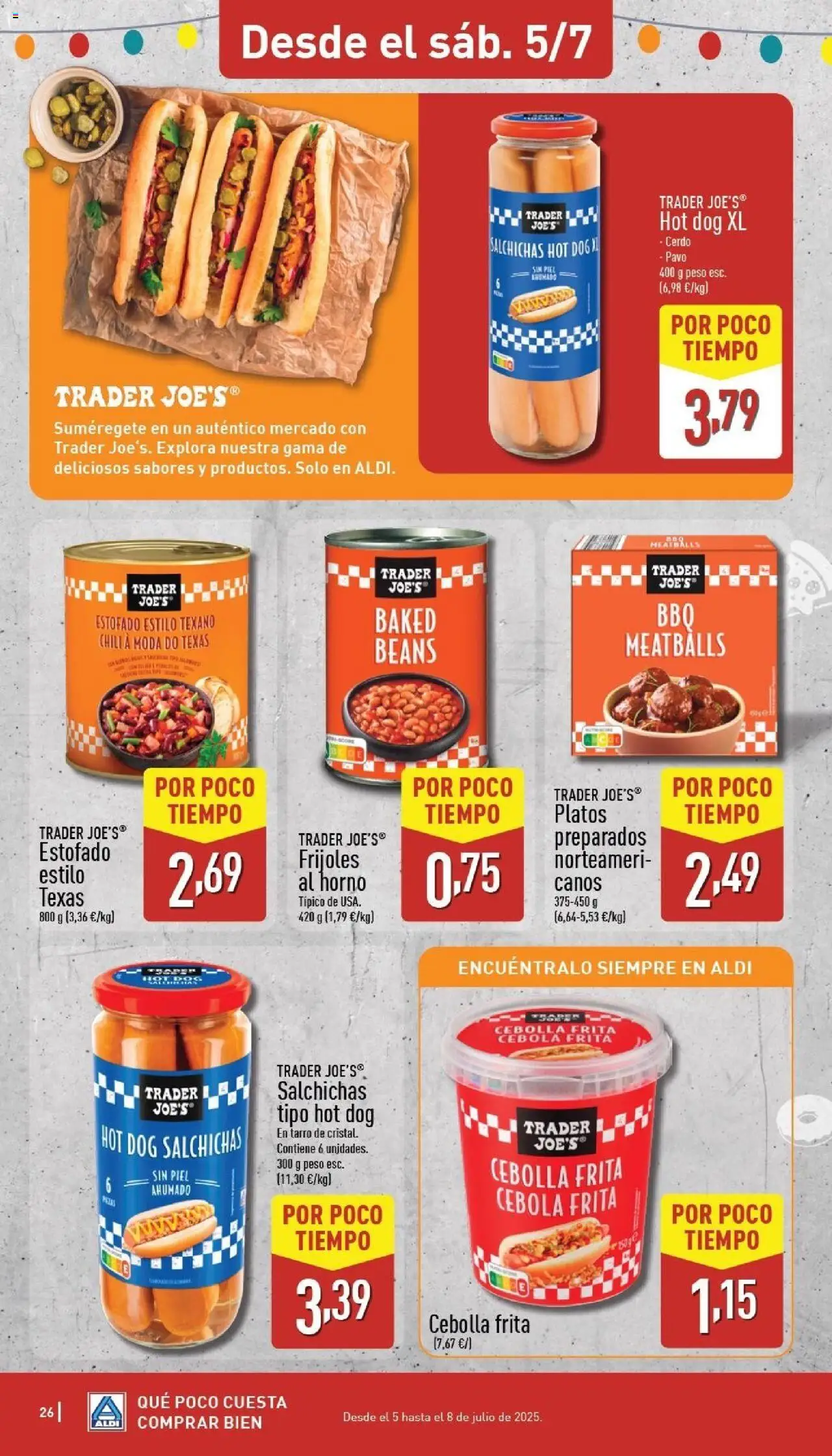 Aldi folleto Península │ válido desde el 30.06.2025 | Página: 26 | Productos: Cerdo, Παγωμένο τσάι, Horno, Peso